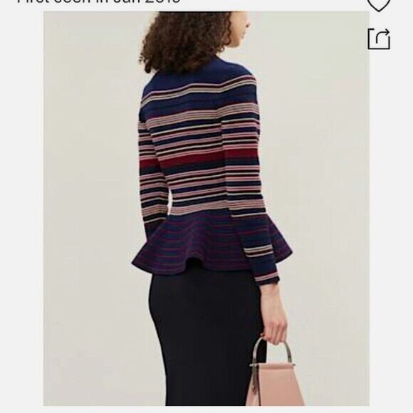 Ted Baker London Leytina Stripe Peplum Jumper 1
Stretchy Small - Picture 12 of 14